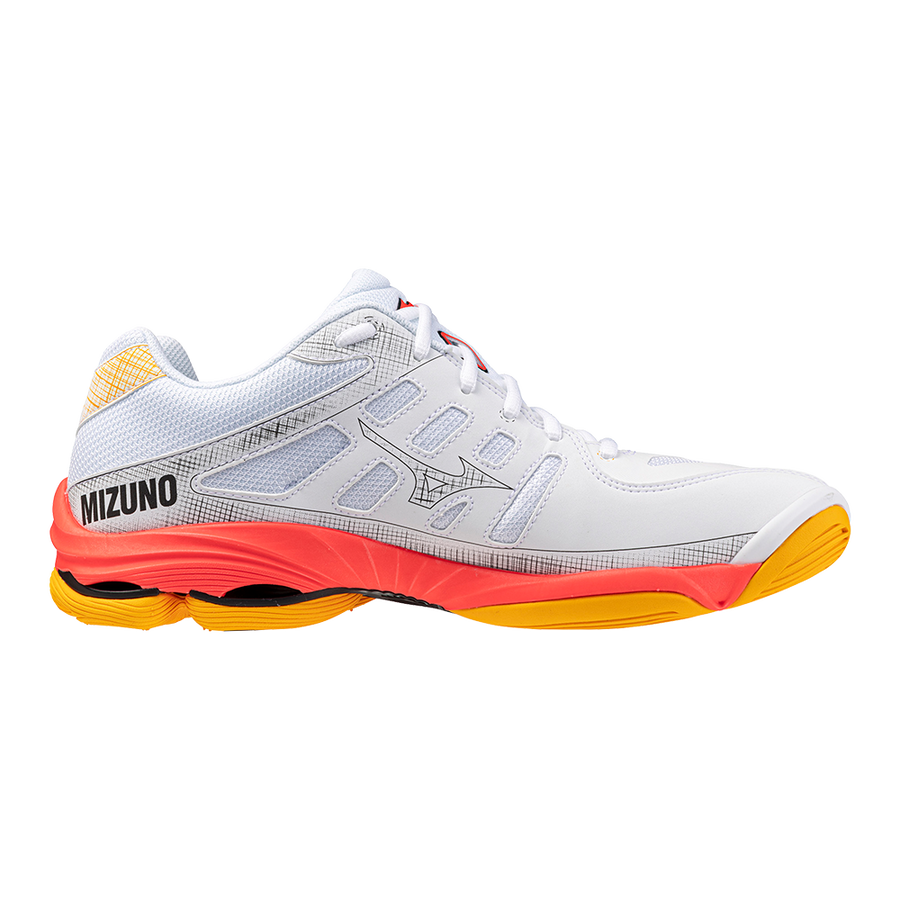 Mizuno WAVE VOLTAGE 2 White/Fiery Coral 2/Citrus